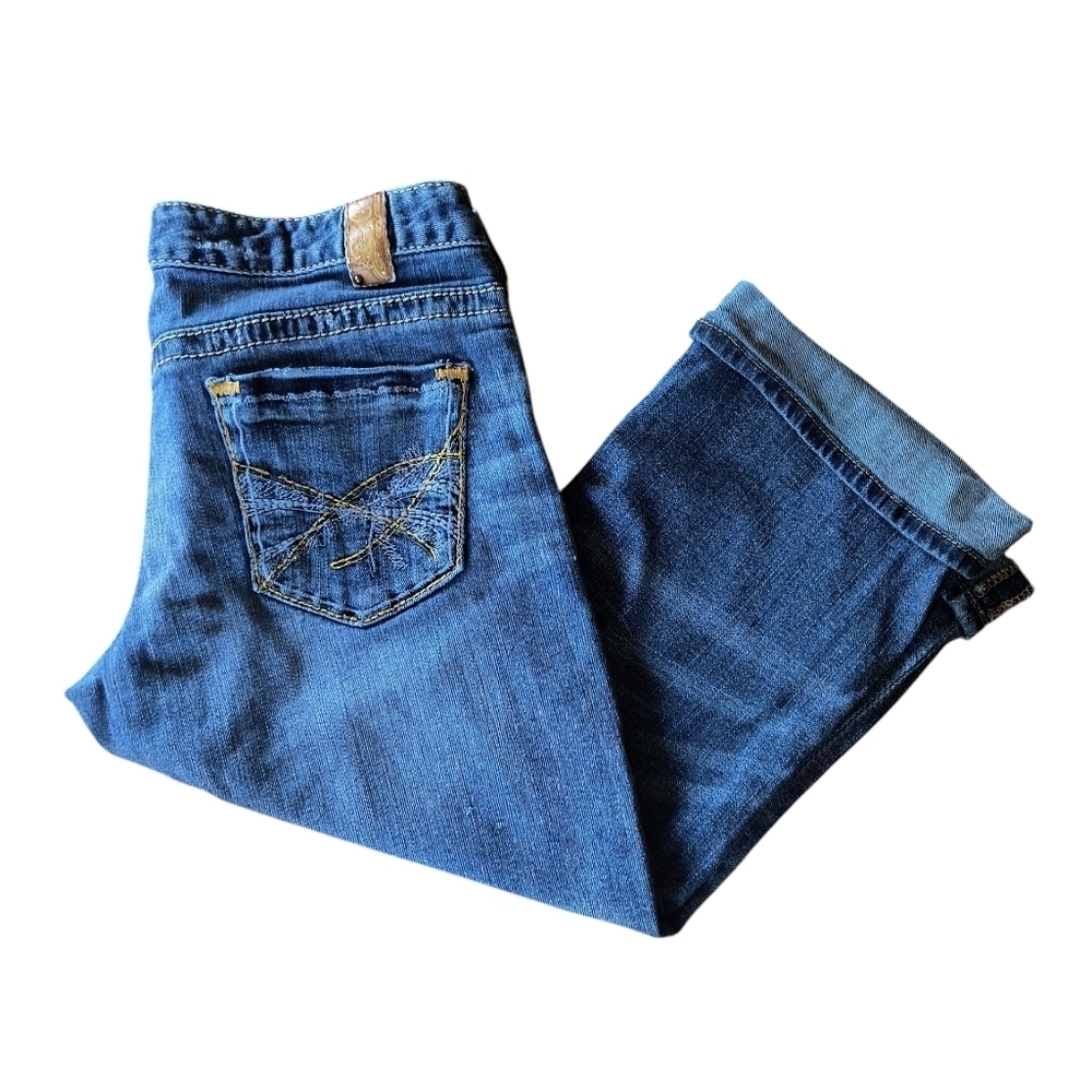 Maurices Blue Denim Capris Size 7/8